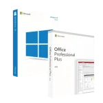 Pachet Windows 10 Home + Office 2019 Pro Plus - Licente Permanente