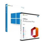 Pachet Windows 10 Home + Office 2021 Pro Plus - Licente Permanente