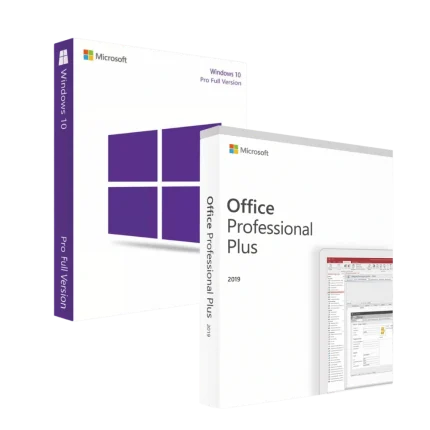 Pachet Windows 10 Pro + Office 2019 Pro Plus - Licente Permanente