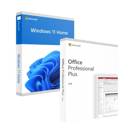 Pachet Windows 11 Home + Office 2019 Pro Plus - Licente Permanente