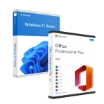 Pachet Windows 11 Home + Office 2021 Pro Plus - Licente Permanente