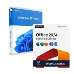 Pachet Windows 11 Home + Office 2024 Home and Business - Asociere cont MS - PC / MAC
