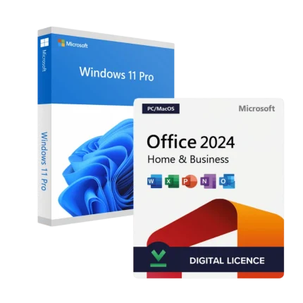 Pachet Windows 11 Pro + Office 2024 Home and Business - Asociere cont MS - PC / MAC